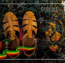 Brown summer shoes