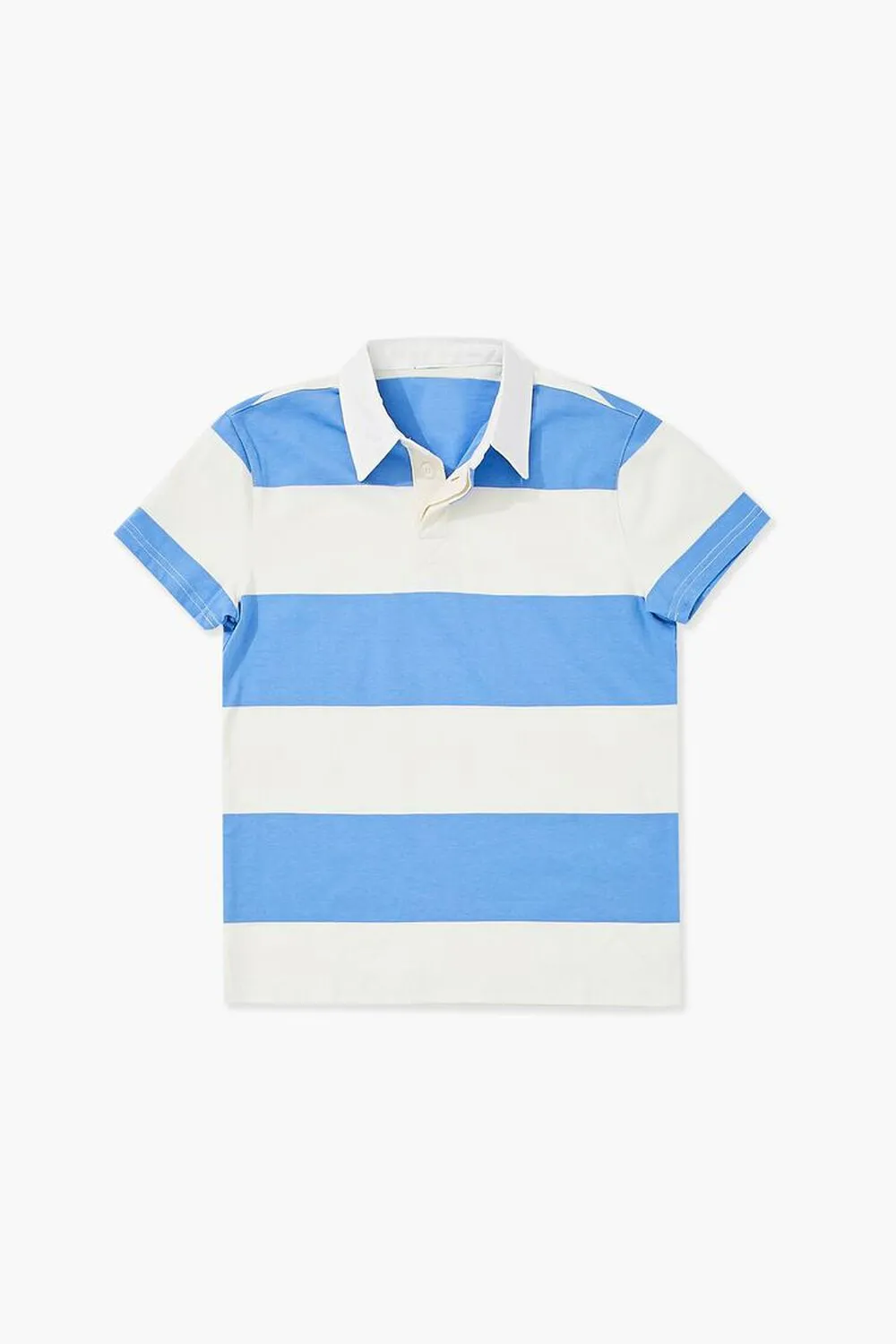 Forever 21 Kids Striped Rugby Shirt, Blue
