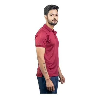 Kronos DRI-FIT Polo T-shirt | Men's | Maroon | KIBI Sports