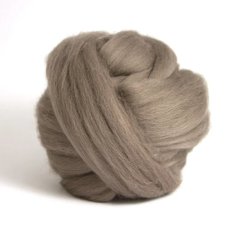Pewter Dyed Superfine Merino Tops