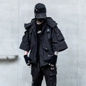 Techwear Dark Cargo Jackets