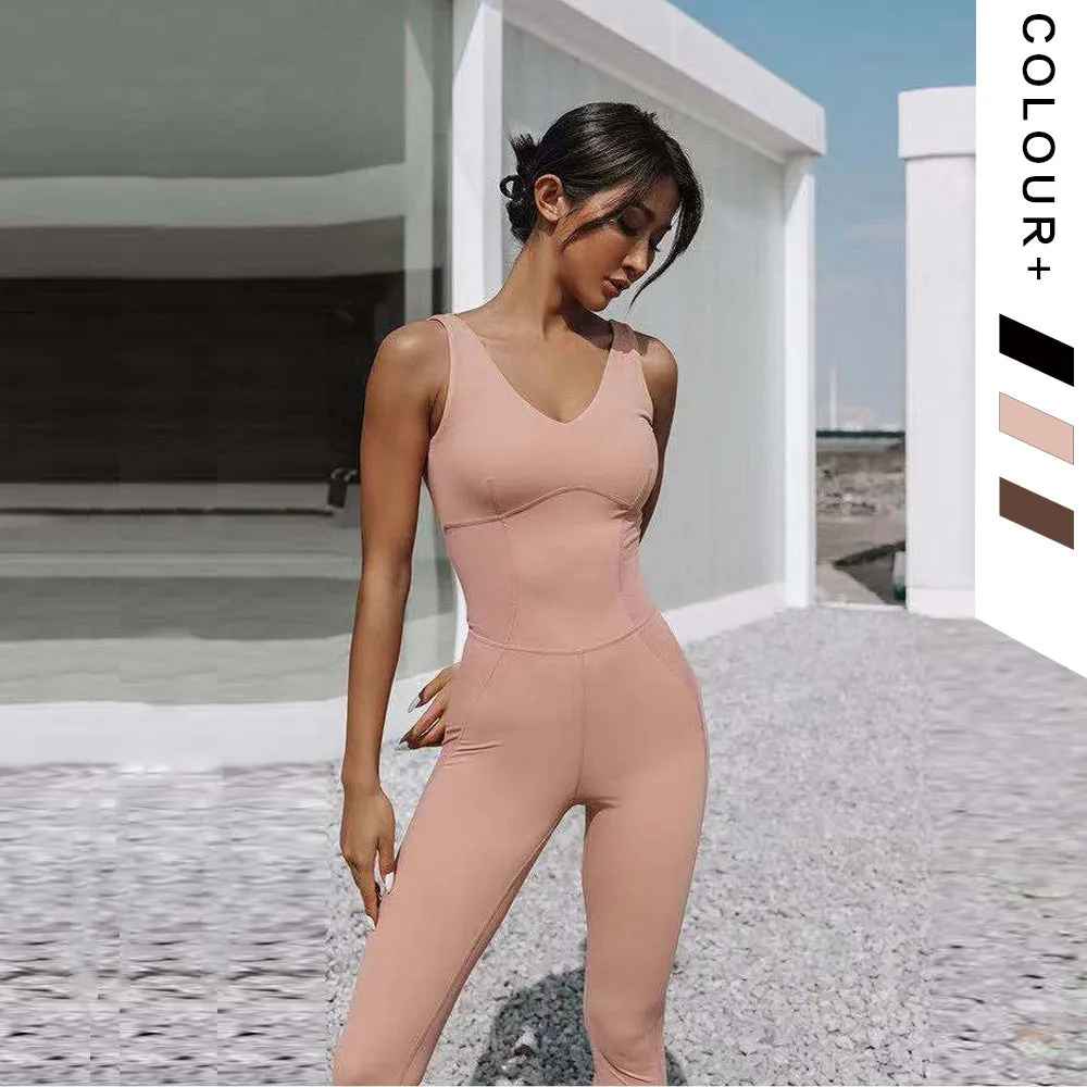 Women's One-Piece Sports Breathable Bodysuit