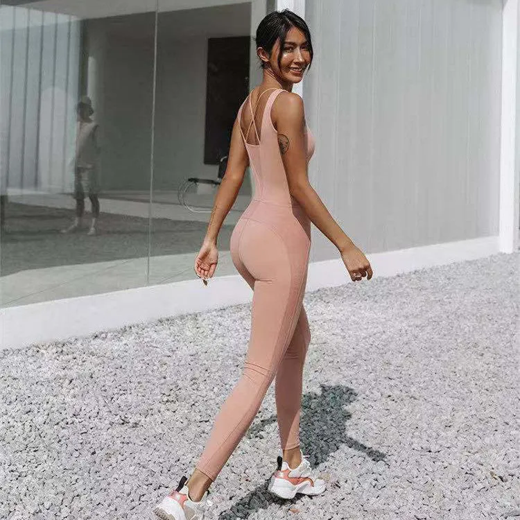 Women's One-Piece Sports Breathable Bodysuit