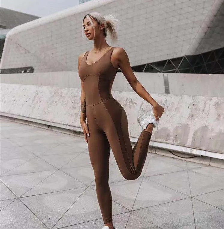 Women's One-Piece Sports Breathable Bodysuit